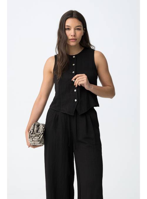 CHALECO AUGUATA NEGRO TIFFOSI