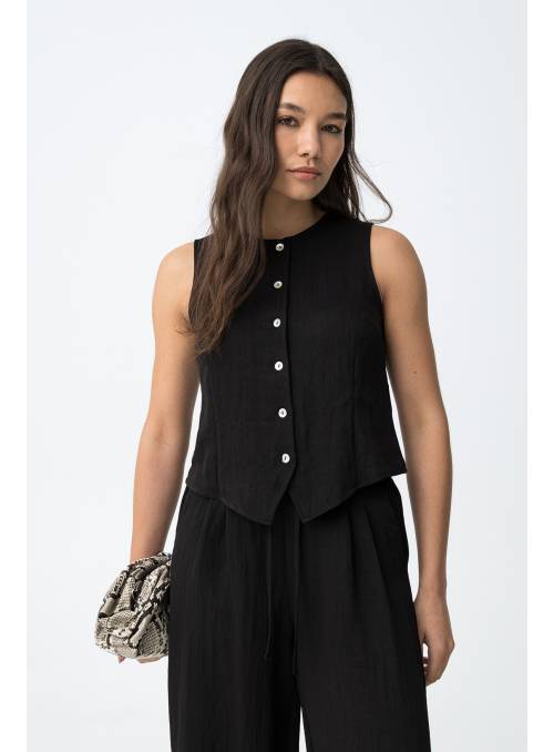 CHALECO AUGUATA NEGRO TIFFOSI