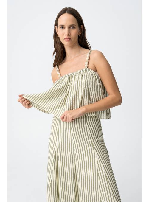 TOP SOLEI RAYAS VERDE TIFFOSI
