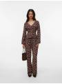 PANTALON MELISA CHOCOLATE Y TOPOS VERO MODA