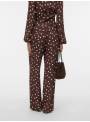 PANTALON MELISA CHOCOLATE Y TOPOS VERO MODA