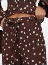 PANTALON MELISA CHOCOLATE Y TOPOS VERO MODA