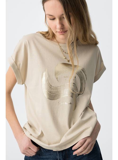 CAMISETA NOTE BEIGE TIFFOSI