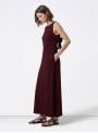 VESTIDO BONY ESPALDA LAZO GRANATE TIFFOSI