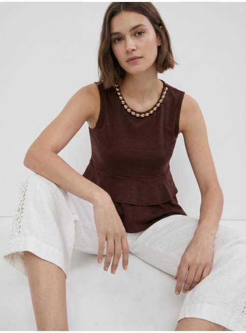 TOP ZUMMI MARRON TIFFOSI
