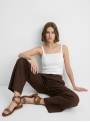 PANTALON WLVATED MARRON TIFFOSSI