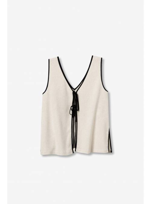 TOP GILBER BLACO Y NEGRO TIFFOSI