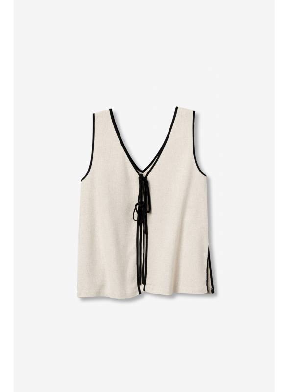 TOP GILBER BLACO Y NEGRO TIFFOSI