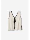 TOP GILBER BLACO Y NEGRO TIFFOSI
