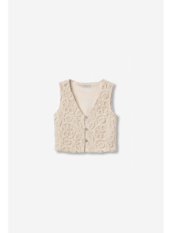 CHALECO CHOCHE BEIGE TIFFOSI