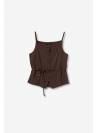 TOP BOTONES CHOCOLATE TIFFOSI
