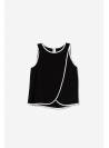 TOP MADISON NEGRO Y BLANCO