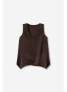 TOP AMOROSA MARRON TIFFOSI