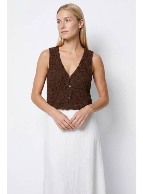 CHALECO CROCHE CHOCOLATE TIFFOSI