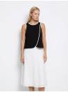 TOP MADISON NEGRO Y BLANCO