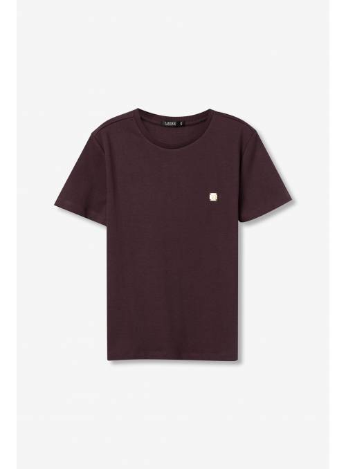 CAMISETA KARIZ APLIQUE MARRON TIFFOSI