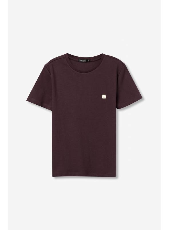 CAMISETA KARIZ APLIQUE MARRON TIFFOSI