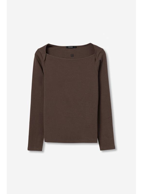 CAMIESETA CANTY M/L MARRON TIFFOSI