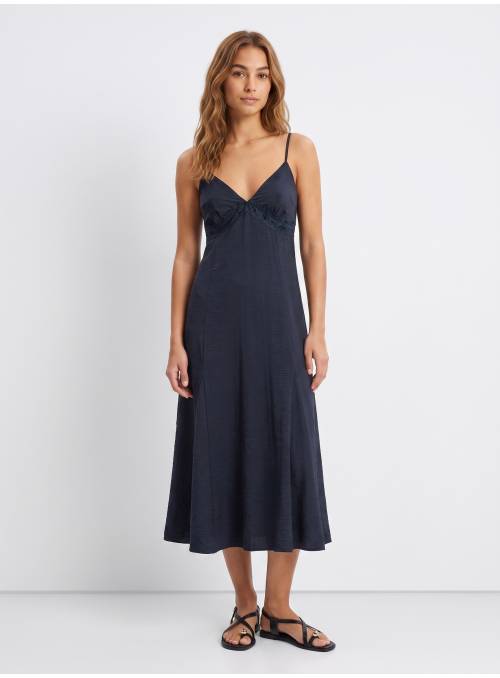 VESTIDO LENCERO ARIZONA AZUL TIFFOSI