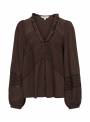 BLUSA EUGINA MARRON ONLY