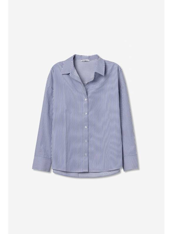CAMISA NANCY AZUL RAYAS TIFFOSI