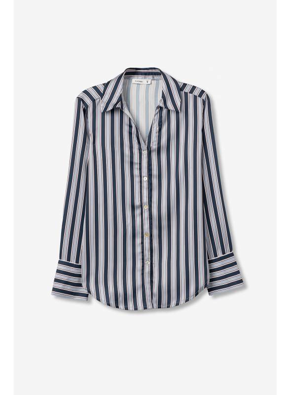 CAMISA CAPRICHO AZUL RAYAS TIFFOSI