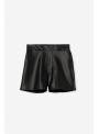 SHORT SONIA NEGRO ECOPIEL TIFFOSI
