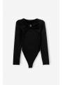 BODY NEGRO M/L APLIQUE DORADO TIFFOSI