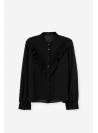 BLUSA FANTASÍA NEGRA TIFFOSI