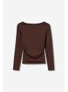 TOP TEEDRA MARRON M/L TIFFOSI