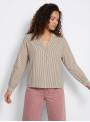 BLUSA DARCINDA RAYAS VERDE TIFFOSI