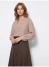 BLUSA DARCINDA RAYAS TEJA TIFFOSI