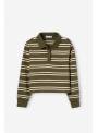 POLO PAIN VERDE RAYAS TIFFOSI