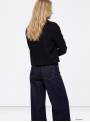 CHAQUETA CORTA ADELINA NEGRA BOTON TIFFOSI