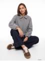 CHAQUETA CORTA KALA GRIS CREMALLERA TIFFOSI