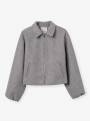 CHAQUETA CORTA KALA GRIS CREMALLERA TIFFOSI