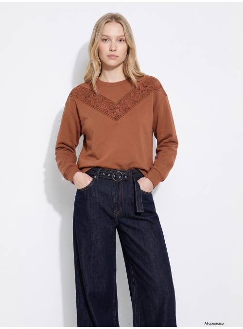 SUDADERA GARDEN CAMEL TIFFOSI