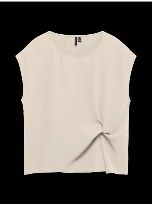 BLUSA MONROE RASO BEIGE VERO MODA