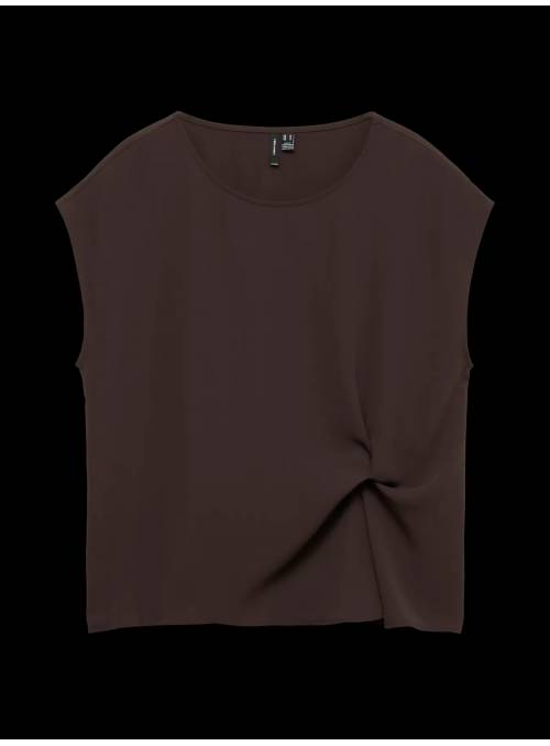 BLUSA MONROE RASO MARRON VERO MODA