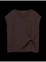 BLUSA MONROE RASO MARRON VERO MODA
