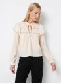 BLUSA CROCHE BEIGE TIFFOSI