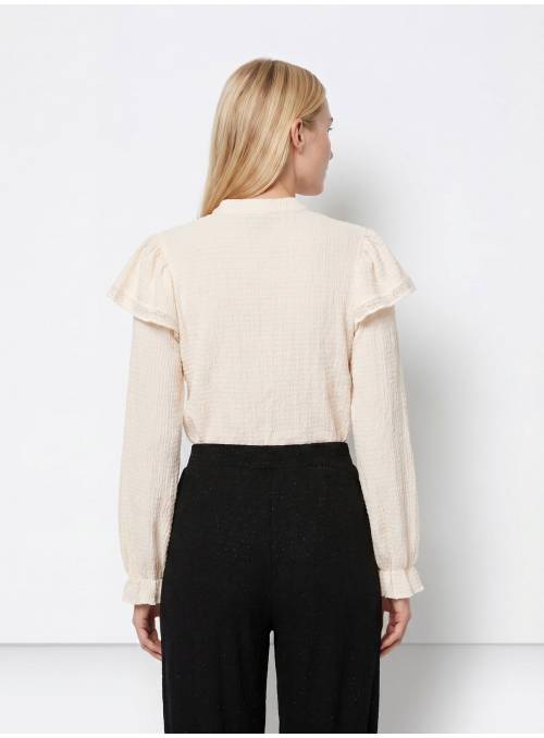 BLUSA CROCHE BEIGE TIFFOSI