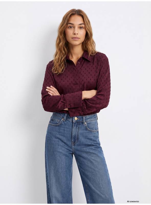 CAMISA FANTASIA GRANATE TIFFOSI