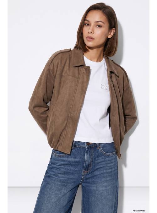 CAZADORA ANTE CAMEL TIFFOSI