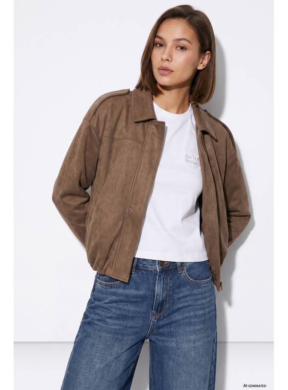 CAZADORA ANTE CAMEL TIFFOSI