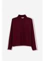 SUDADERA VANNY GRANATE RAYA BLANCA TIFFOSI