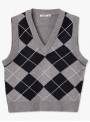 CHALECO ROMBOS AZUL Y GRIS TIFFOSI