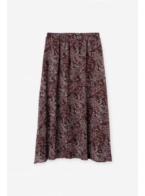 FALDA ESTAMPADO PAISLEY