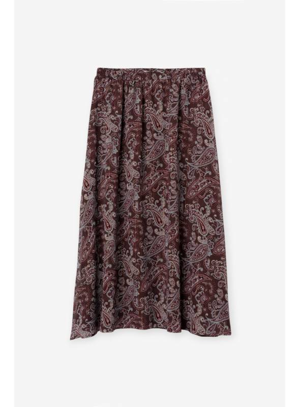 FALDA ESTAMPADO PAISLEY