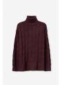 JERSEY CENEFA GRANATE CON CUELLO